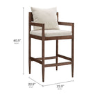 Modway Remington Wood Bar Stool