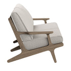 Modway Saratoga 4-Piece Outdoor Patio Teak Wood Furniture Set - EEI-7270-WGR