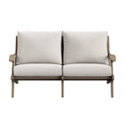 Modway Saratoga Outdoor Patio Teak Wood Loveseat