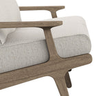 Modway Saratoga Outdoor Patio Teak Wood Loveseat