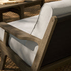 Modway Saratoga Outdoor Patio Teak Wood Loveseat