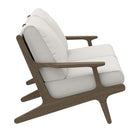 Modway Saratoga Outdoor Patio Teak Wood Loveseat