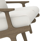 Modway Saratoga Outdoor Patio Teak Wood Loveseat