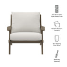 Modway Saratoga Outdoor Patio Teak Wood Armchair