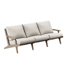 Modway Saratoga 4-Piece Outdoor Patio Teak Wood Furniture Set - EEI-7270-WGR