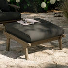 Modway Saratoga Outdoor Patio Teak Ottoman
