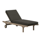Modway Saratoga Outdoor Patio Teak Chaise Lounge Chair