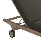 Modway Saratoga Outdoor Patio Teak Chaise Lounge Chair