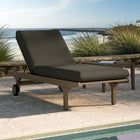 Modway Saratoga Outdoor Patio Teak Chaise Lounge Chair