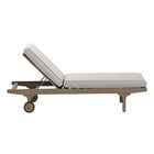 Modway Saratoga Outdoor Patio Teak Chaise Lounge Chair