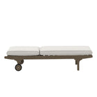 Modway Saratoga Outdoor Patio Teak Chaise Lounge Chair