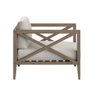 Modway Northlake 3-Piece Outdoor Patio Teak Wood Furniture Set with Armchair and Side Table