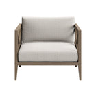 Modway Northlake 3-Piece Outdoor Patio Teak Wood Furniture Set with Armchair and Side Table