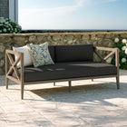 Modway Northlake Outdoor Patio Teak Loveseat