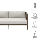 Modway Northlake Outdoor Patio Teak Loveseat