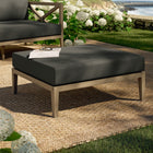 Modway Northlake Outdoor Patio Teak Ottoman