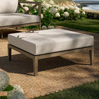Modway Northlake Outdoor Patio Teak Ottoman