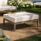 Modway Northlake Outdoor Patio Teak Ottoman