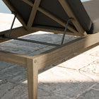 Modway Northlake Outdoor Patio Teak Chaise Lounge