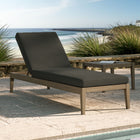 Modway Northlake Outdoor Patio Teak Chaise Lounge