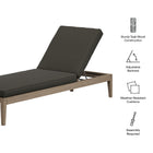 Modway Northlake Outdoor Patio Teak Chaise Lounge