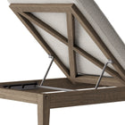 Modway Northlake Outdoor Patio Teak Chaise Lounge