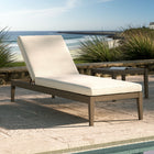 Modway Northlake Outdoor Patio Teak Chaise Lounge