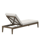 Modway Northlake Outdoor Patio Teak Chaise Lounge