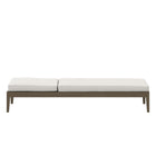 Modway Northlake Outdoor Patio Teak Chaise Lounge