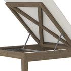 Modway Northlake Outdoor Patio Teak Chaise Lounge