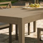 Modway Northlake 83" Rectangular Outdoor Patio Teak Dining Table