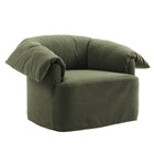 Modway Lark Slipcovered Fabric Oversized Armchair