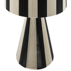 Modway Renae Handwoven Cotton Thread Striped Table Lamp