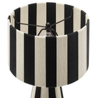 Modway Renae Handwoven Cotton Thread Striped Table Lamp