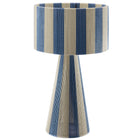 Modway Renae Handwoven Cotton Thread Striped Table Lamp  