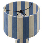 Modway Renae Handwoven Cotton Thread Striped Table Lamp