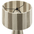 Modway Renae Handwoven Cotton Thread Striped Table Lamp