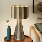 Modway Renae Handwoven Cotton Thread Striped Table Lamp