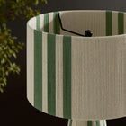 Modway Gia Handwoven Cotton Thread Striped or Plain Table Lamp