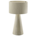 Modway Gia Handwoven Cotton Thread Striped or Plain Table Lamp  