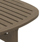 Modway Saratoga Square Outdoor Patio Teak Wood Side Table
