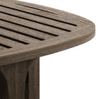 Modway Saratoga 3-Piece Outdoor Patio Teak Wood Furniture Set with Lounge Chairs and Side Table