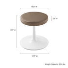 Modway Lippa Vegan Leather Round Stool