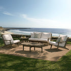 Modway Saratoga 5-Piece Outdoor Patio Teak Wood Furniture Set