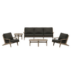Modway Saratoga 4-Piece Outdoor Patio Teak Wood Furniture Set