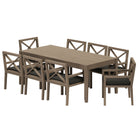Modway Northlake 9-Piece Outdoor Patio Teak Wood Dining Set