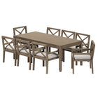 Modway Northlake 9-Piece Outdoor Patio Teak Wood Dining Set