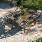Modway Northlake 9-Piece Outdoor Patio Teak Wood Dining Set
