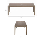 Modway Northlake 9-Piece Outdoor Patio Teak Wood Dining Set