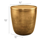Modway Viora Metal Storage Side Table